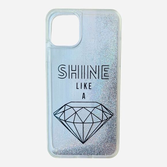Brand New Onn. Fashion Phone Case for iPhone 11 Plus Pro Max Diamond w Glitter - Picture 1 of 2